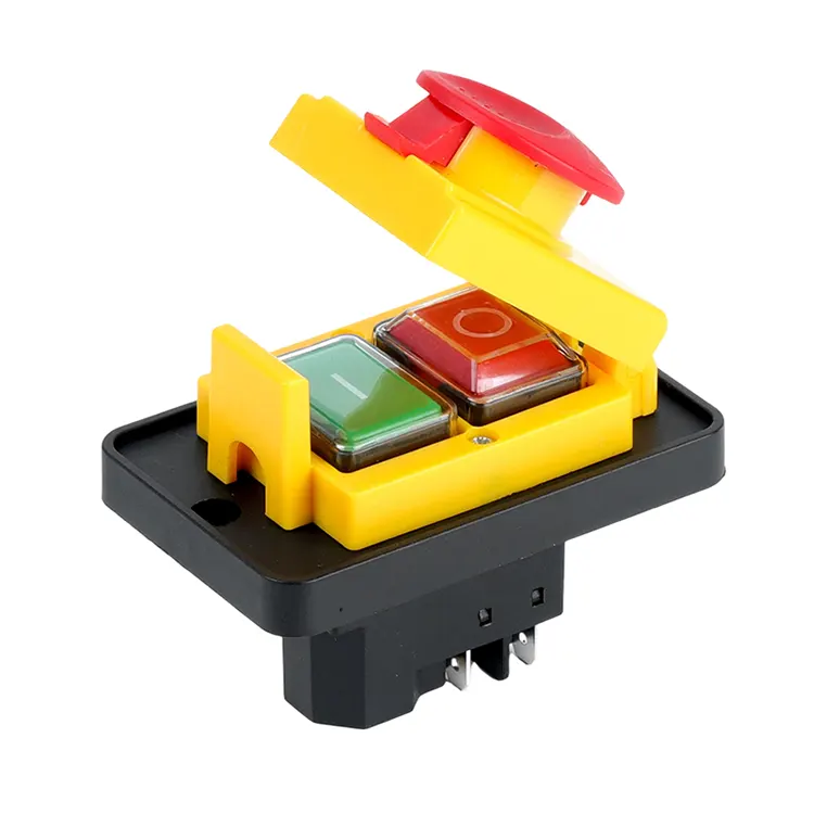 16A Panel Besar Sederhana Penutup Henti Kecemasan Suis Elektromagnet