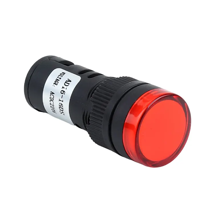Lampu Penunjuk Saiz Lubang Pemasangan 16mm Lima Warna AD16-16D/S
