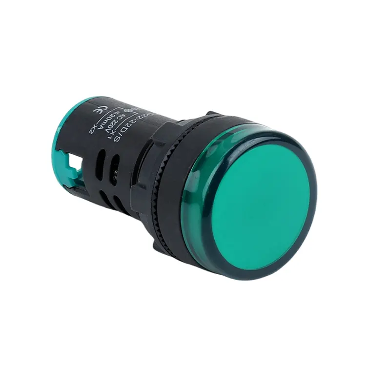 Lampu Penunjuk Saiz Lubang Pemasangan 22mm Lima Warna AD16-22D/S