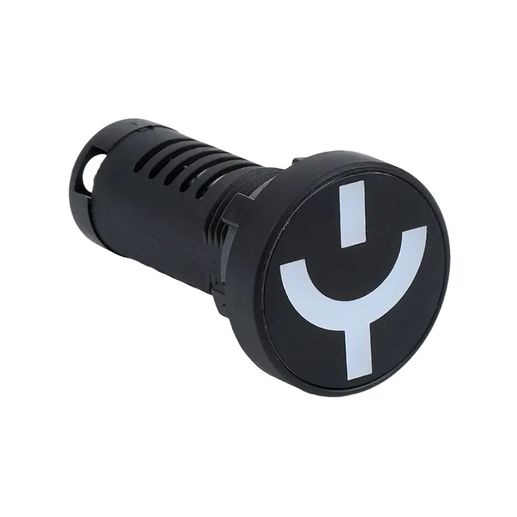 Saiz Lubang Pemasangan 22mm Lampu Penunjuk Kedudukan Jenis Bulat AD16-22W
