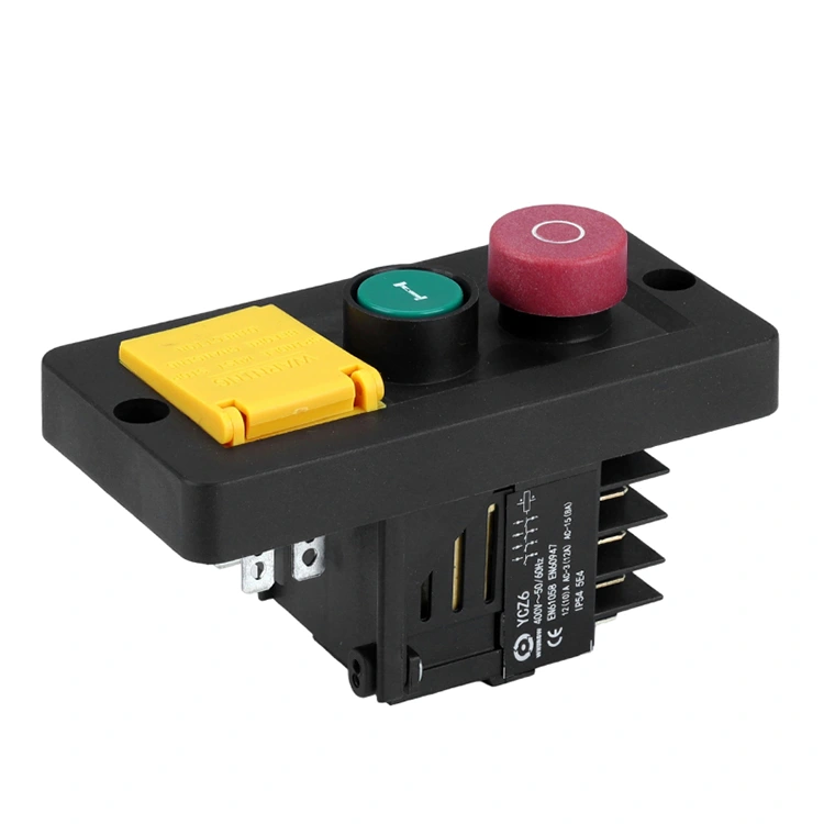 400V 12A Dengan Suis Rocker Butang Tekan Suis Elektromagnet