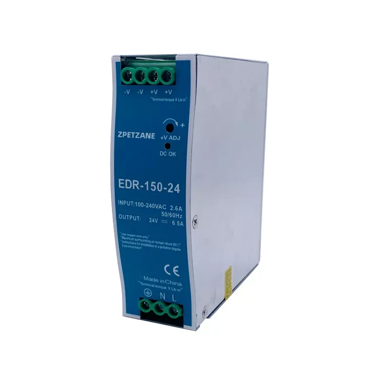 Bekalan Kuasa Suis Dipasang Rel EDR-150W DIN