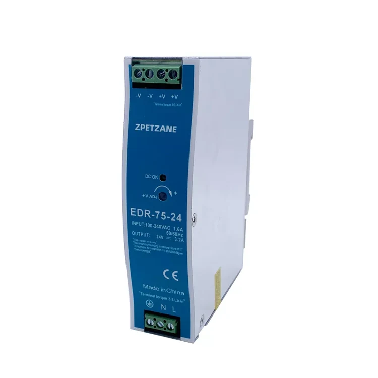 Bekalan Kuasa Suis Dipasang Rel EDR-75W DIN