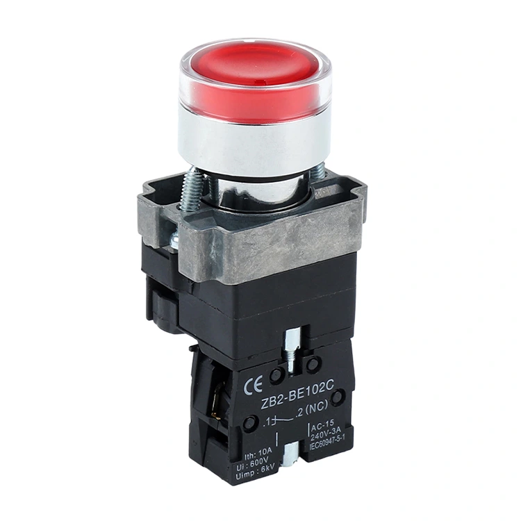 XB2-BW Dengan Suis Butang Tekan Lampu LED